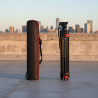 Portable Camera Tripod with Fluid Head Stable Support Fluid Head Tripod Fluid Motion Quick Release for Professionals, Live Broadcasting, Filming, Photography