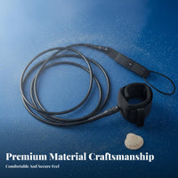 Wave Leash Elastic Plastic Material Wave Board Leg Rope Wave Board Safety Cord Sturdy and Long-Lasting Ankle Cuff Board Leash