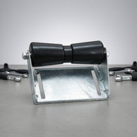 Smooth Trailer Bracket with Rollers Sturdy Boat Trailer Roller Assembly Stationary for Kayak Trailers