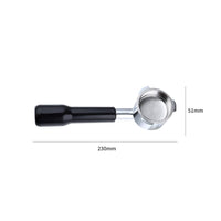 Efficient Extraction Bottomless Portafilter Easy to Clean Naked Portafilter Detachable Design for Baristas
