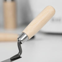 6 Pieces Plastering Tool Set with Gloves Flat Tuck Pointing Trowels Professional Margin Trowel for Home Improvement