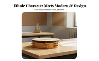 Sheepskin Tambourine Brass Jingling Discs Jingling Discd Frame Drum Clear Sound Percussion Instrument for Dancers, Music Students