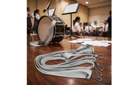 Double Shoulder Drum Strap Metal Hooks Drum Shoulder Harness Light Gray