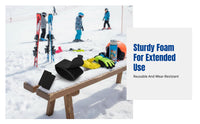 Nylon Foam Ski Strap, Adjustable Hook-and-Loop, Kids Sled Harness, Lightweight Multi-Purpose