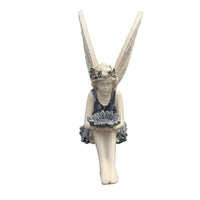 Angel Girl Figurine Flower Bowl Garden Angel Statue Yard Decoration Ornamental Home Decor Hand-Cast for Courtyard