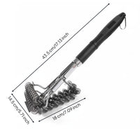 Coiled Coil Grill Brush Stainless Steel Double Spiral Grill Brush for Bbq