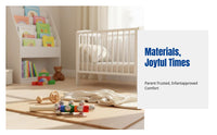 Wooden Rattle, Orff Music Instrument for Kids, Preschool Hand Chime, Educational Toy for Early Learning