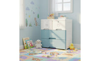 Child-Friendly Design Kids Room Drawer Chest Large Capacity Kids Toy Storage Organizer Easy Assembly Baby Clothes Dresser Formaldehyde-Safe for Toddlers, Babies, Nursery, Playroom, Bedroom