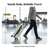 Hand Luggage Trolley Case Combination Lock Carry on Suitcase Sturdy Hardshell Luggage for Students, Men, Vacation, Weekend Getaway, Business Trip