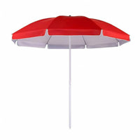 Outdoor Umbrella with Central Pole Round Outdoor Patio Umbrella Oxford Material Sunshade Freestanding Straight-Shaft for Vendors