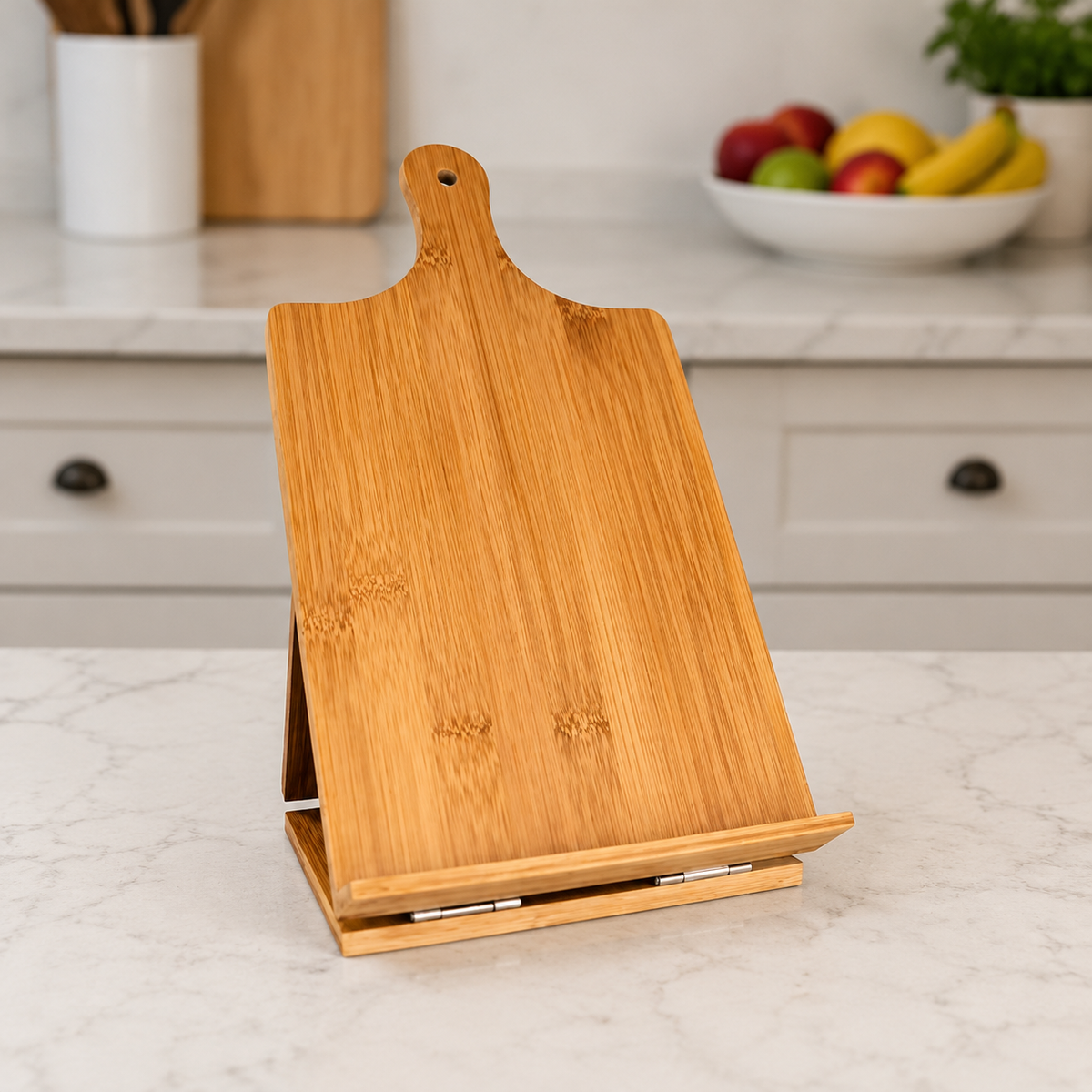 Cookbook Stand, Recipe Holder, Bamboo Book, For Cooking, Kitchen Use