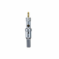 Fast Drilling Alloy Hole Saw Bit Multi-Material Metal Hole Cutter Heavy Duty Power Tool Accessory Three Blade Design for Woodworkers