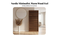 Foldable 3-Panel Folding Screen Freestanding 3-Panel Folding Partition Movable Room Divider Modern Design for Apartment Dwellers, Decor Enthusiasts, Office Workers, Entryway, Bedroom, Conference Call