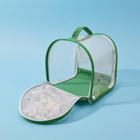 Foldable Clear Mesh Zipper Closure