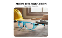 Windproof Shielded Goggles Dustproof Blue Light Block Ing Light Block Ing Glasses Impact-Resistant Full Enclosure Glasses for Workplace, Work