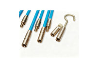 Running Electrical Wire Cable Pulling Wire Snake Tape Kit Rigid Wire Snake Tape Kit with Attachments Cable Running Rods Portable