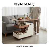 Curved-perimeter designd Adjustable Table Movable Household Furniture With casters for Students