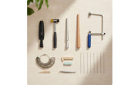 18 Pieces Jewelry Tool Kit Comprehensive Band Sizing Kit Finger Size Gauge for Jewelers, Crafters, Bench Work