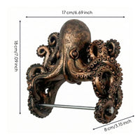 Decorative Animal Bathroom Tissue Holder Whimsical Sculptural Bathroom Tissue Holder Cute Hardware Quirky for Bathroom, Restroom, Powder Room