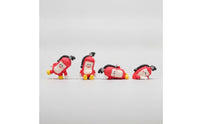 4 Pieces Cute Fire Suppressor Figurine Adorable Cartoon Figurine Playful Fire Suppressor Ornament Mini for Office