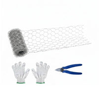 Hexagon Wire Mesh DIY Floral Wire Netting Flexible Garden Material for Flower Arranging