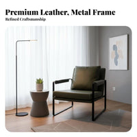 Nordic aesthetic Single-Seater Sofa Luxury stylistic Upholstered Armchair Italian influenced by Lounge Chair Minimalist Design for Residents, Interior Designers, Living Room, Reception Area, Bedroom, Office