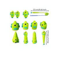 Fishing Game with Rod Plastic Tabletop Fishing Game Screen-Screen-freeLike for Children, Playroom, Classroom