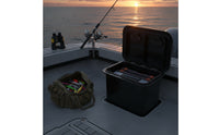 Boat Storage Box with Lid Embedded Marine Storage Box Container for Anglers