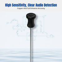 Leak Detection Rod, Mechanical Listening, High-Accuracy Underground Water Detector for Property Management