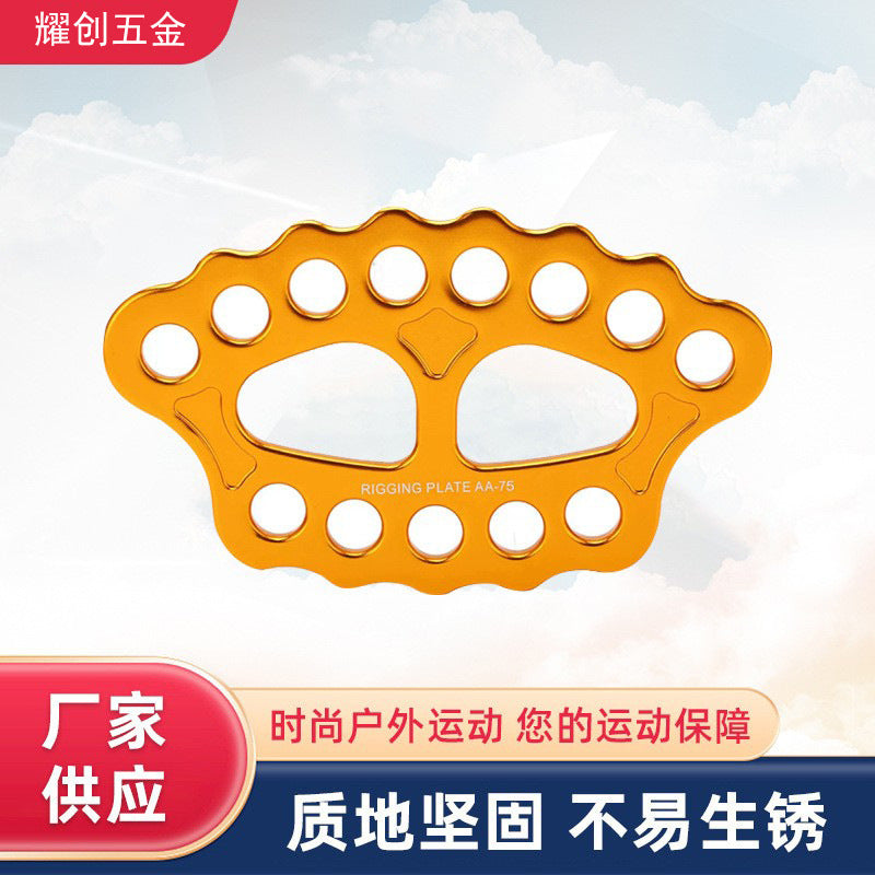 45kN Outdoor Climbing Rope Separator with 15 Holes