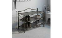 Easy Assembly Foldable Shoe Rack No Tools Required Installation-Clear Shoe Stand Space-Saving Household Storage Large Capacity for Entryway, Closet, Bedroom, Dorm Room