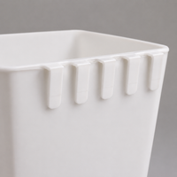 Barn Feed Trough Plastic Feeder Set of 3 Poultry Pig Automatic Feeder