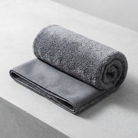 Double Sided Microfibre Towel and Car Drying Cloth, Thickened Coral Fleece and Deerskin Plush, Scratch-Resistant for Washing, Drying and Waxing