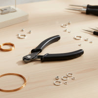Wire-Cutting Plier Ergonomic Wire Clippers with Spring Compact Tool for Jewelers, Crafting, Workbench