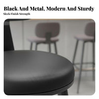 Upholstered Counter Stool with Backrest Light Luxury Design Bar Chair mechanical design Cushioned Seat for Restaurant Owners