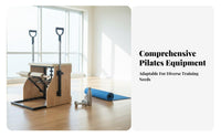 Maple Wood Construction Pilates Ladder Barrel Improves Posture Stretching Stretching Ladder Flexibility Training Wooden Pilates Arc Stable Frame for Beginners, People with Sedentary Lifestyles, Seniors, Gym