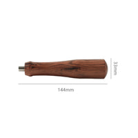 Tapered Portafilter Handle Smooth M12 Thread Size Portafilter Handle Rounded Brew Accessory Compact