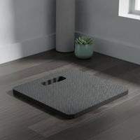 Anti-Slip Exercise Pad with Handhold Textured Kneeling Pad with Handle Compact Mat Lightweight for Yogis