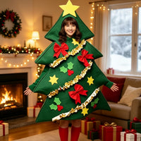 Christmas Tree Costume Festive Christmas Tree Outfit Funny Holiday Costume for School Events