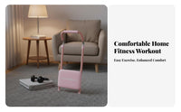 Easy to Stow Sit-up Assistant Portable Abdominal Crunch Equipment Compact and Lightweight Sit up Assistant Bar Comfortable Padding for Home Exercisers, Beginners, Adults, Living Room, Gym, Travel, Office