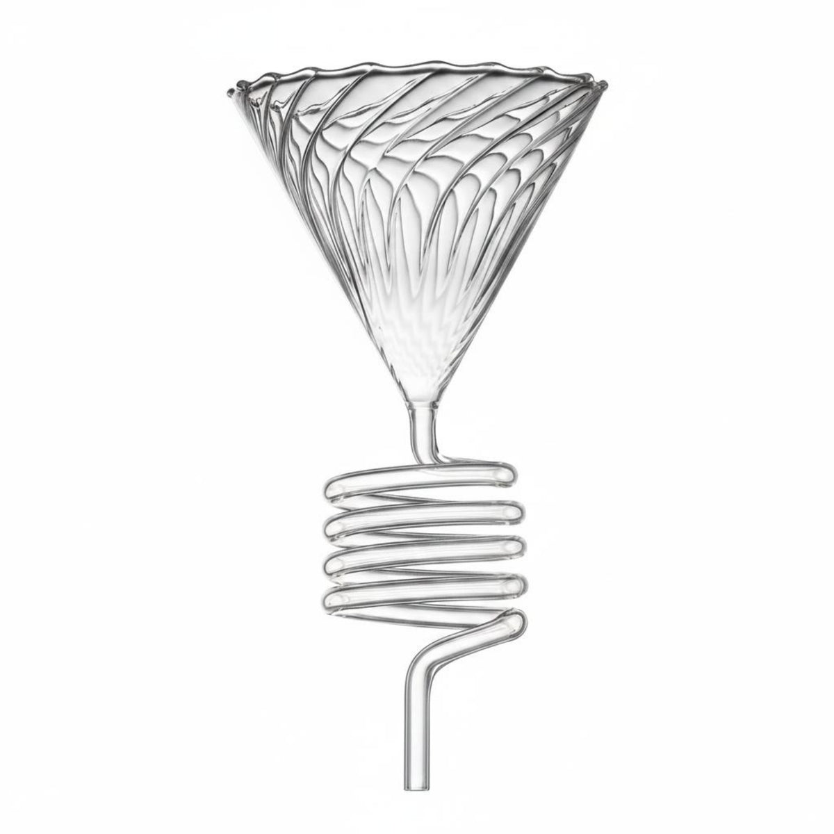 Spiral Coffee Dripper Stand Stable Base Pour over Coffee Stand Minimalist Design for Home, Kitchen Counter
