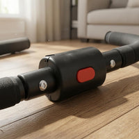 Red Release Button Tricycle Seat Lock Clamp-Style Stroller Seat Lock Silver Screws Locking Connector Molded