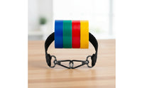 4 Pieces Long-Lasting Woven Straps with Metal Clips Slim Storage Strap with Metal Clip Compact Heavy-Duty for Workshop, Everyday Carry