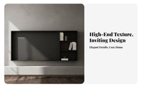 Recessed TV Niche Space-Saving Stainless Steel TV Wall Sturdy Stainless Steel Wall Niche for Interior Designers, Contractors, Home Theater, Bedroom