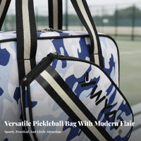 Pickleball Paddle Bag Adjustable Strap Crossbody Pickleball Pouch Single Shoulder Paddle Case External Pocket for Outdoor