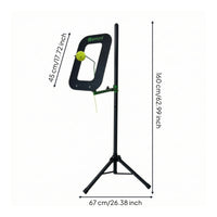 Pickleball Topspin Training Equipment with Tripod Freestanding Pickleball Hand-Eye Coordination Deflection Board for Garage