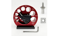 Adjustable 8-Hole Rounder Tool Removable Wrench Bench-Mount Dowel Rounder Compact Round Wood Rod Shaper
