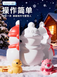 雪球夹子玩雪工具小鸭子夹雪模具儿童打雪仗神器雪球夹雪夹子玩具
