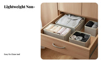 6 Pieces Sock Organizer Box Multi-Functional Underwear Organizer Box for Dresser