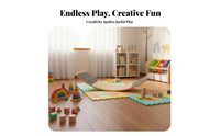 Curved Wooden Wobble Board Improves Coordination Curved Wooden Board Perceptual Training Hands-On Learning Inspired By